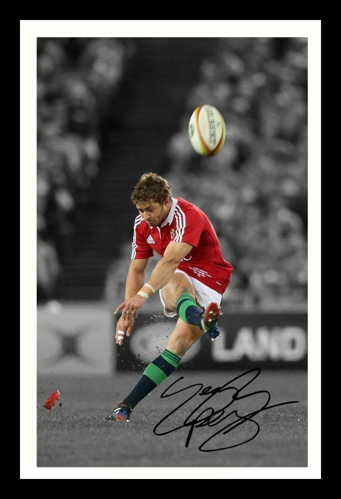 Leigh Halfpenny - 2013 British Lions Autograph Signed & Framed Photo Poster painting