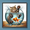 Cat Fish - Full Round Drill Diamond Painting