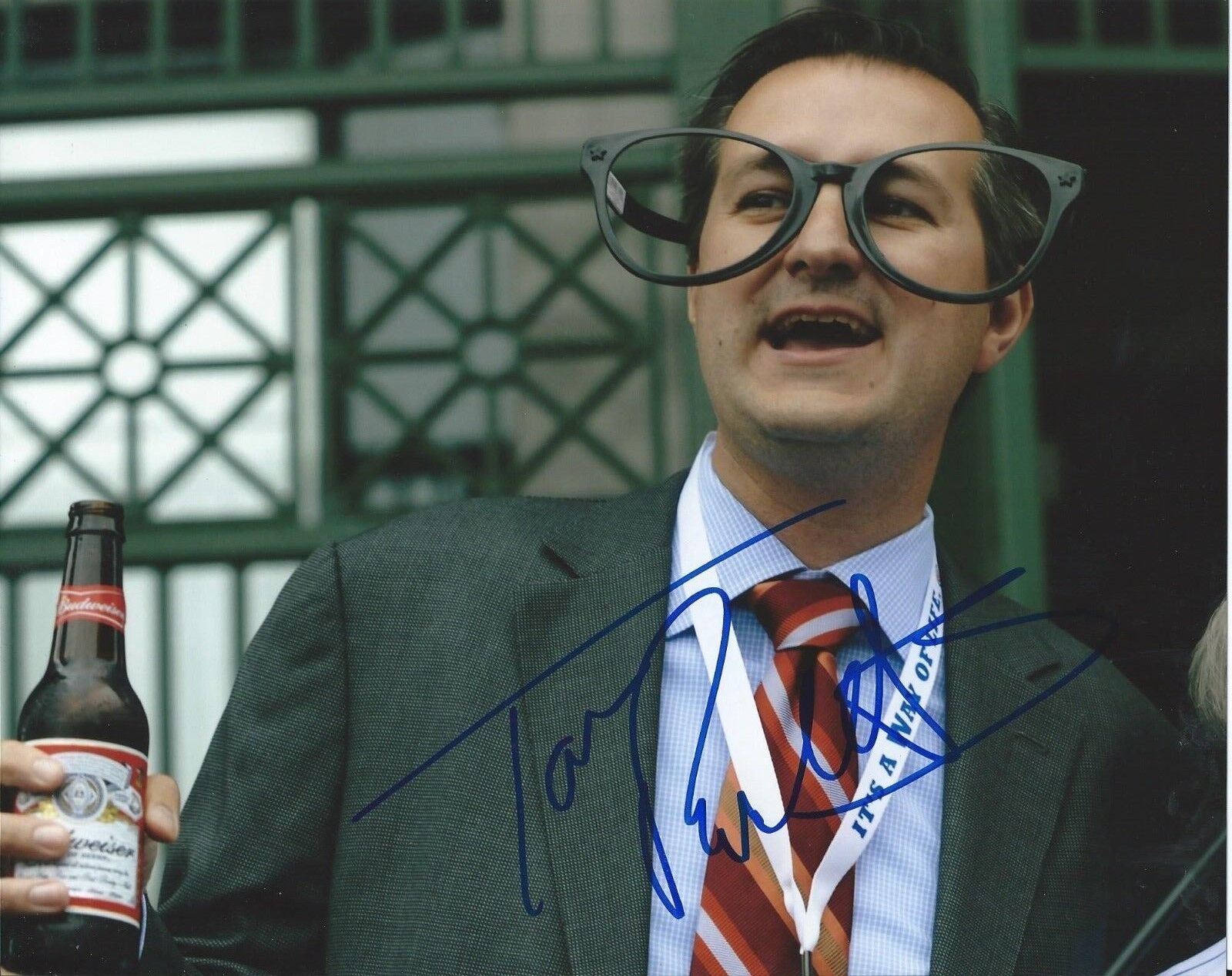 TOM RICKETTS signed autographed CHICAGO CUBS 8X10 Photo Poster painting w/COA RARE