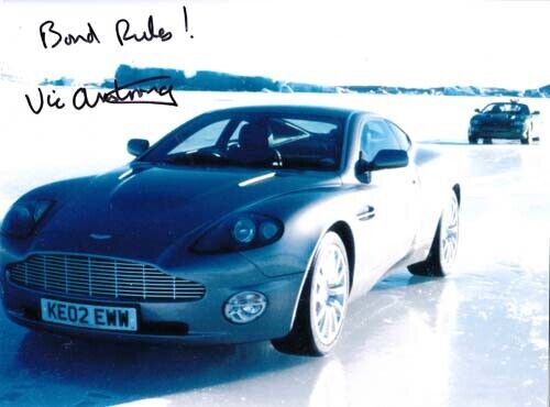 VIC ARMSTRONG 007 JAMES BOND AUTOGRAPH 2ND UNIT DIRECTOR DIE ANOTHER DAY