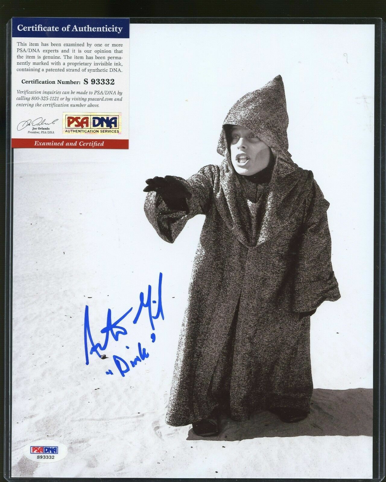 Arturo Gil as Dink in Spaceballs signed 8x10 autographed Photo Poster painting PSA COA