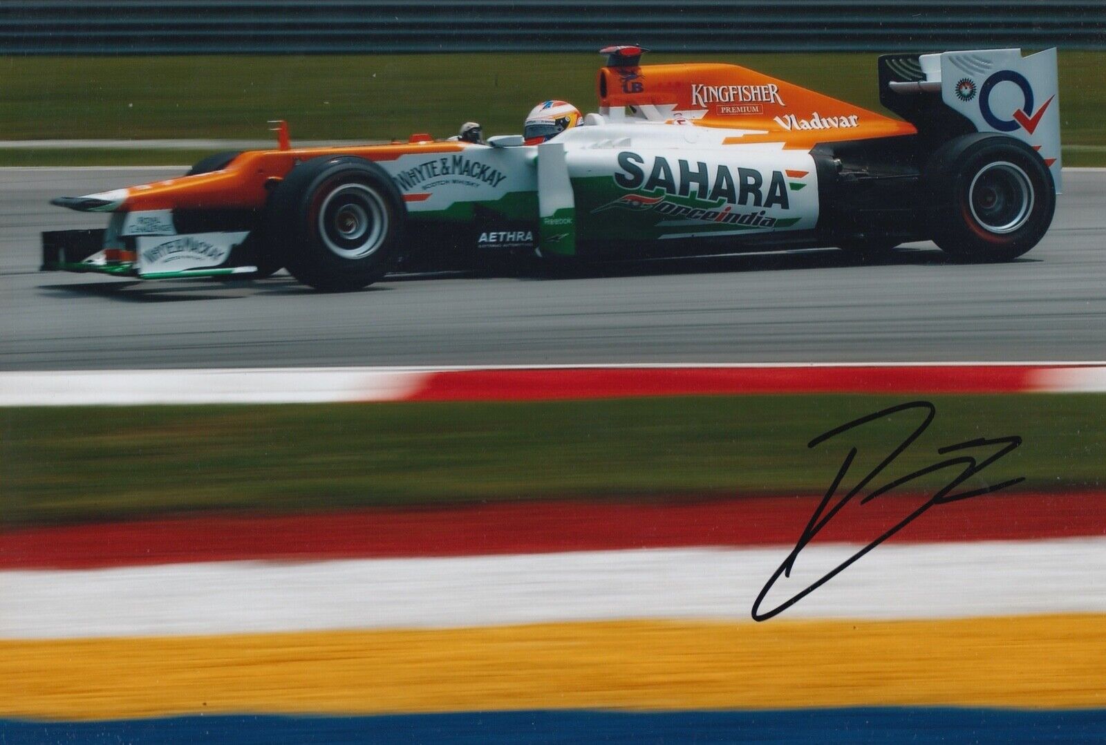 Paul di Resta Hand Signed 12x8 Photo Poster painting F1 Autograph Force India 13