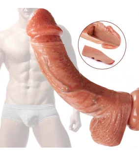 Realistic Dildo with Lifelike Veins for G-spot Stimulation Female Sex Toys