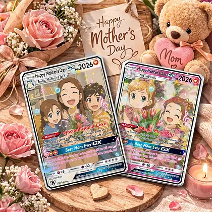 Mother's Day Poke Metal Card