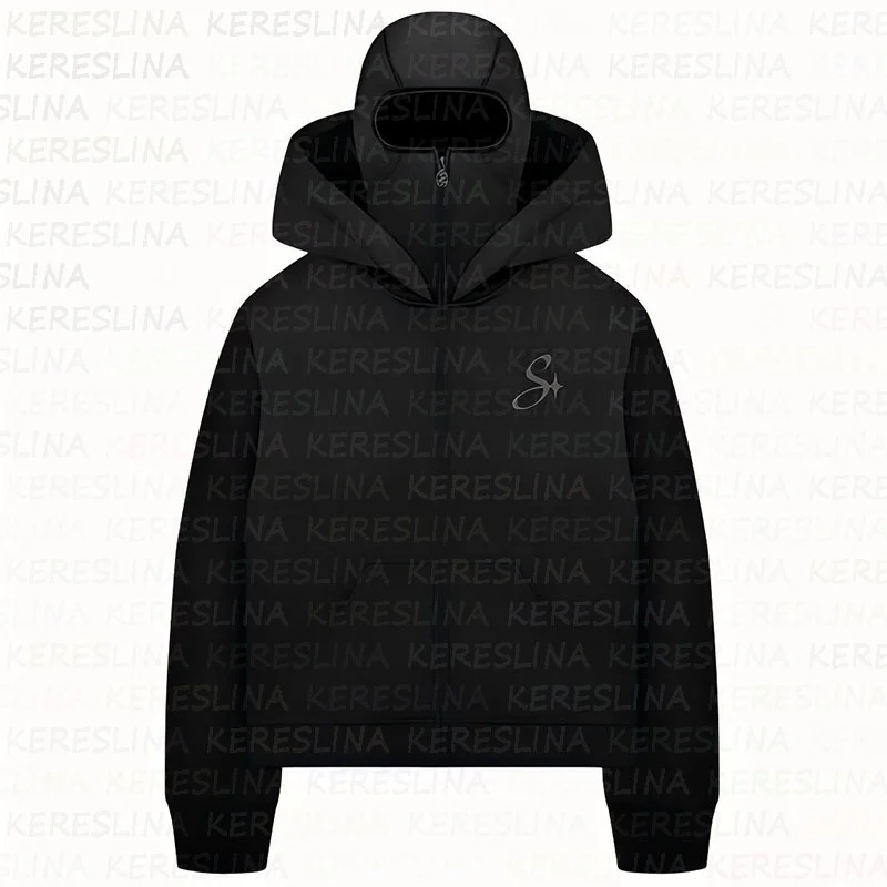 Athvotar Athvotar Brand Double Hat Unique Design Hooded Jacket Autumn And Winter New Master With Loose Y2K Jacket