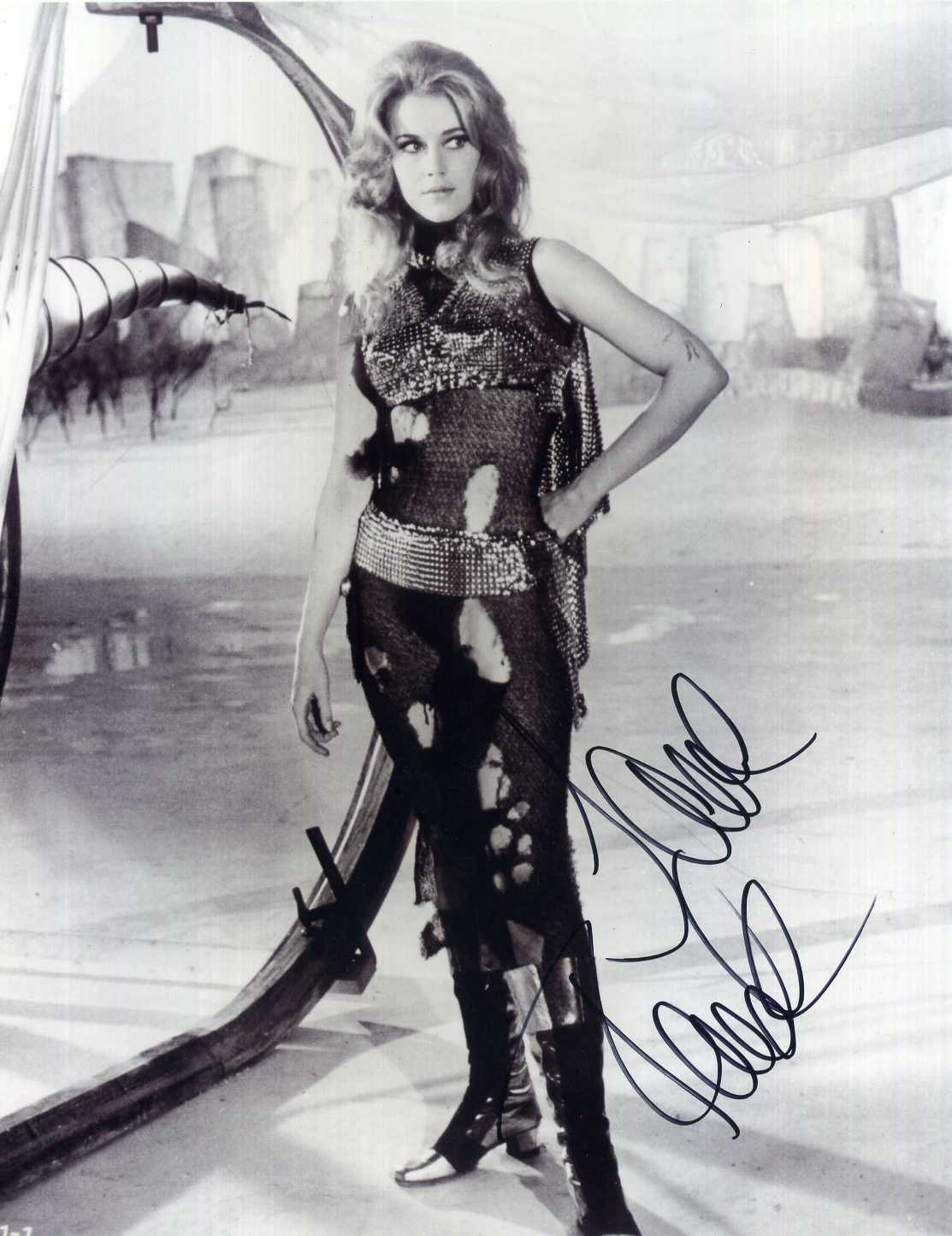 JANE FONDA Signed Photo Poster paintinggraph - Sexy Film Star Actress - preprint