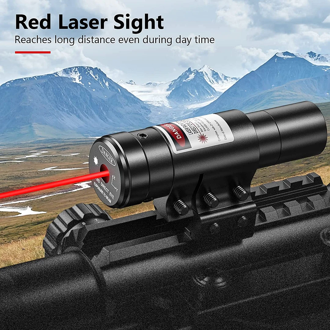 ohhunt® Combo 4-12x50EG Riflescope Dual Illuminated Optics & IIIA/2MW Laser Sight & 4 Holographic Reticle Red/Green Dot Sight & 20mm Scope Mount