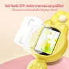 Kids Cat Shape Digital Magnifying Glass 2.0Inch Handheld Microscope for Kid Gift