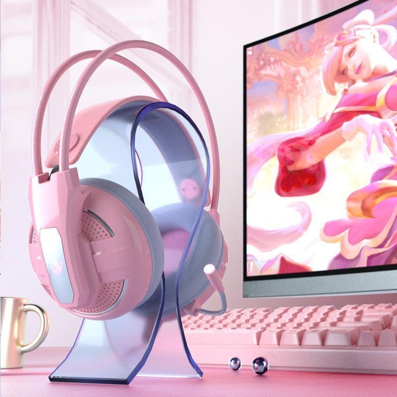 Sakura Pink Gaming Headset