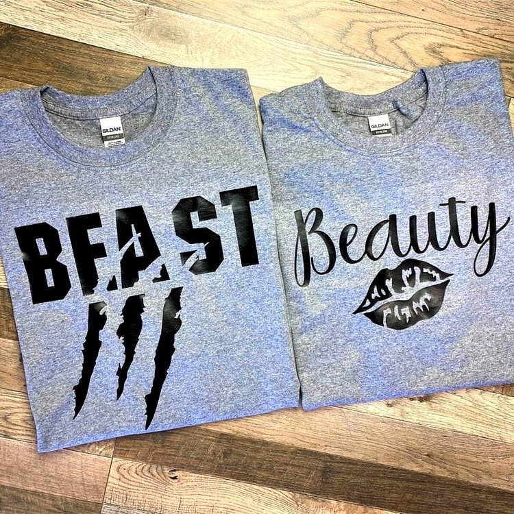 Beauty & Beast Shirts2 in 1