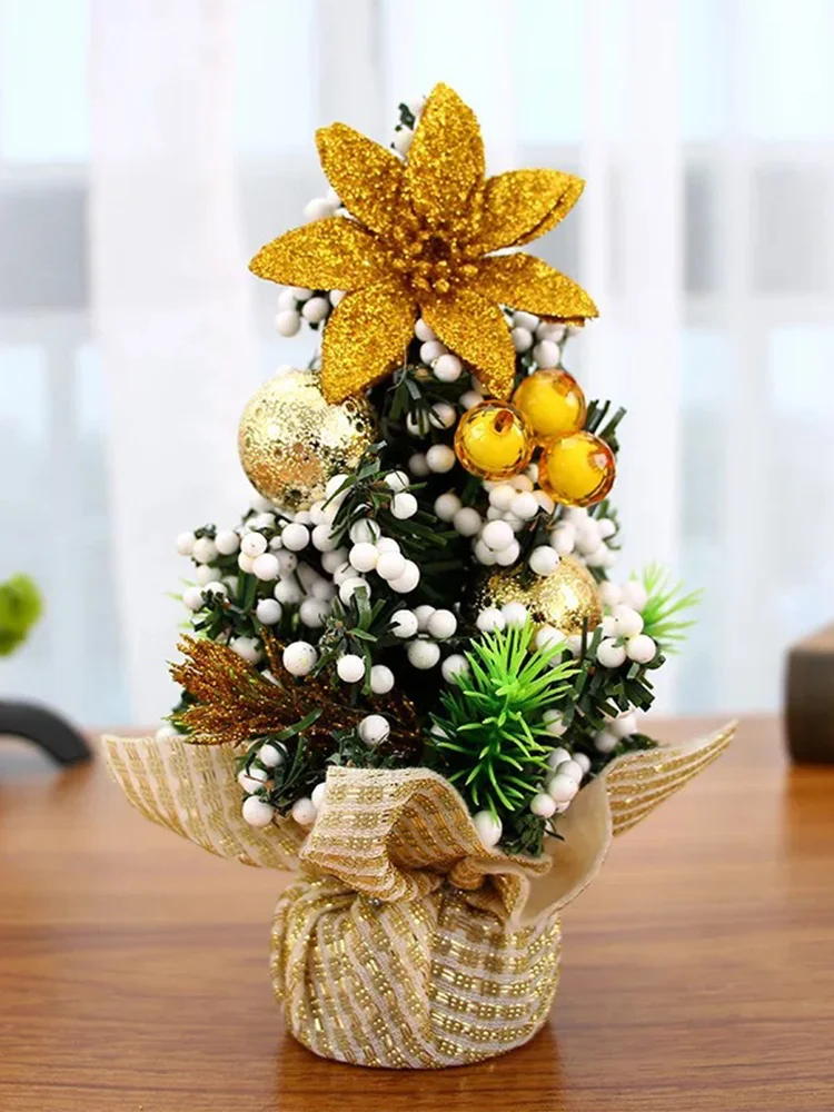 20cm Artificial Xmas Tree Great Gifts Tabletop Mini Tree Festival Party Supplies