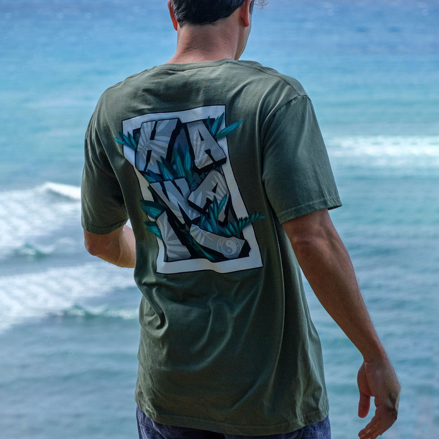 Men's T-Shirt Surf Hawaii Print Beach Daily Round Neck Short Sleeve Tops