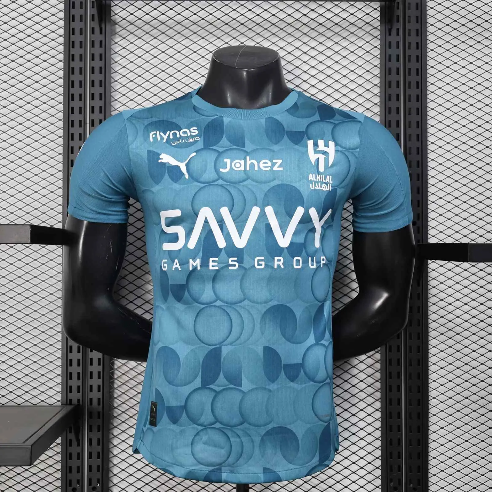 2025/2026 Player Version Al-Hilal Third Away Football Shirt（The player version jersey is a bit tight, please pay attention to the size selection）