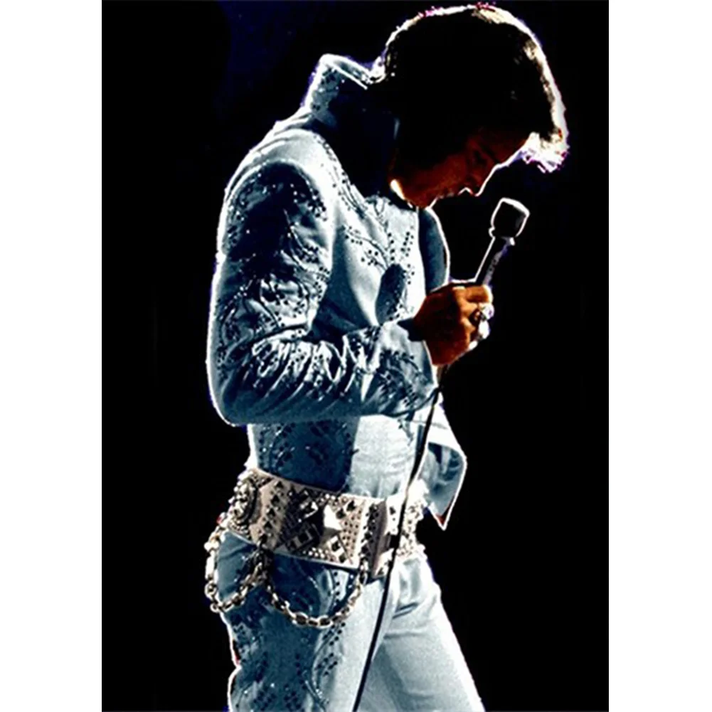 Full Round Diamond Painting US Singer Elvis Presley  ( 30*40cm)