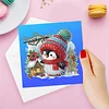 6pcs DIY Diamond Painting Grußkarte Set für Urlaub Segen Weihnachtsgeschenk
