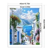 Sea View Villa-11CT Stamped Cross Stitch 40*50cm/15.75*19.69in tapestrymarket