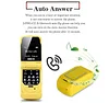 LONG-CZ J9 Pocket Flip Phone Bluetooth Dial 0.66 Inch 2G GSM Mobile Phone Supports Multiple Languages