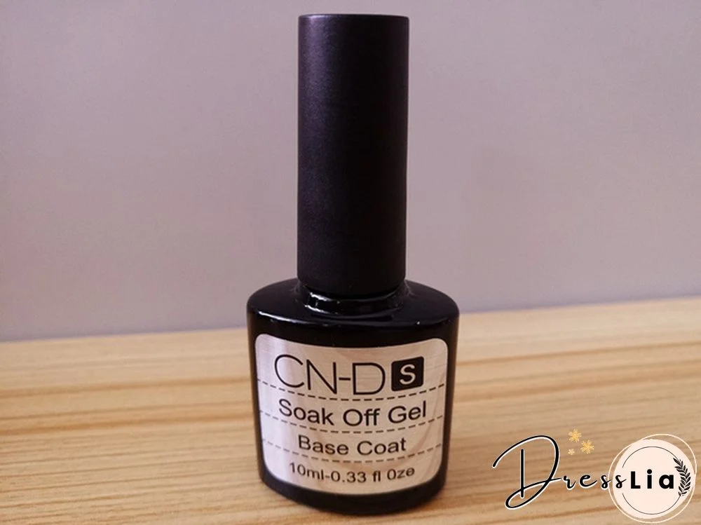 Top Coat/Base Coat Kit CND Gel Nail Polish Gorgeous Colors UV Gel Nail Polish Long-lastting Up to 30 Days