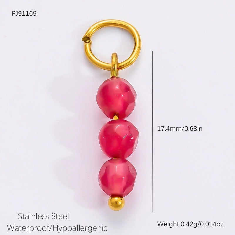 1 Piece 304 Stainless Steel Geometric Cross Heart Shape Jewelry Accessories Pendant