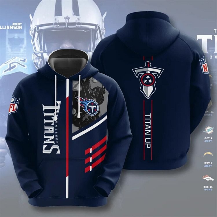 Casual loose NFL hoodie zipper sweater