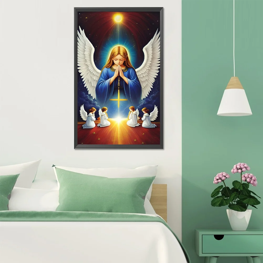 Full Round Diamond Painting 30*50cm - Angel Prayer