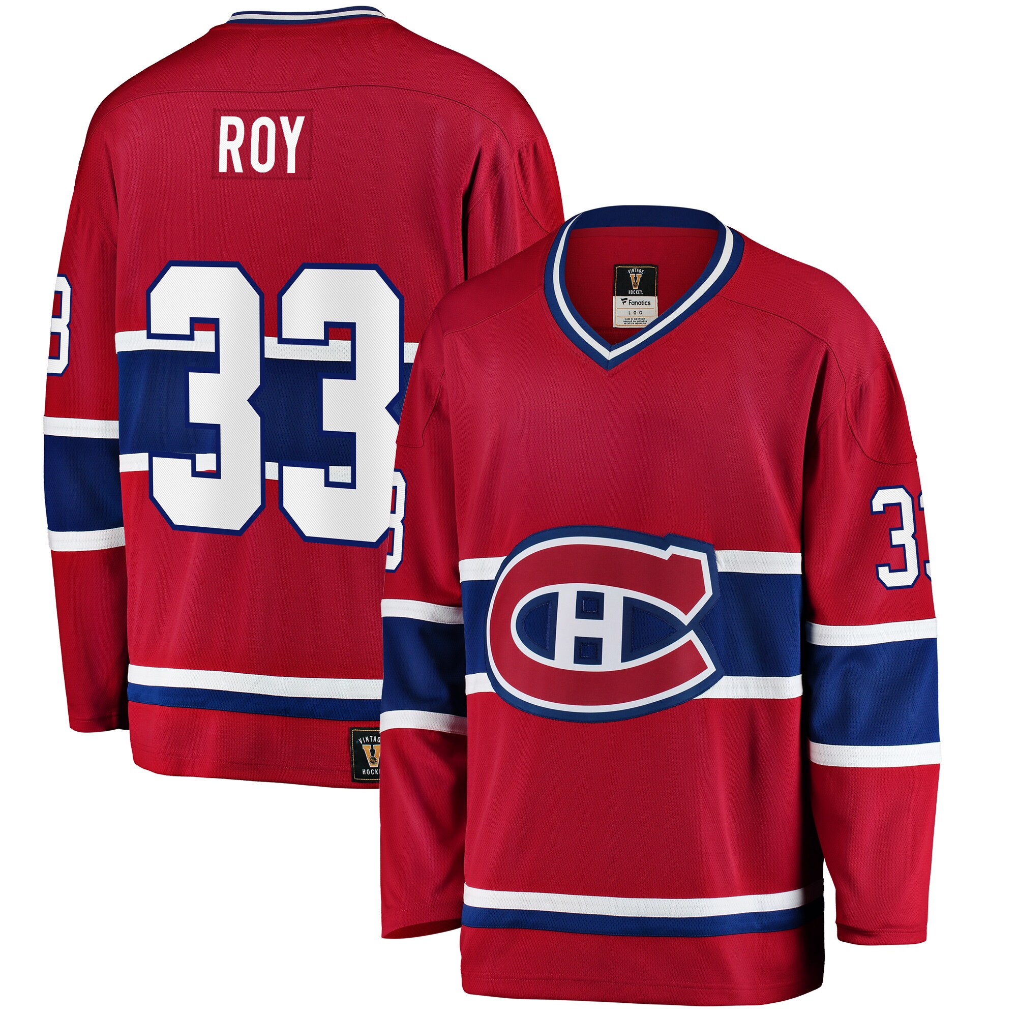 Patrick Roy Montreal Canadiens Fanatics Premier Breakaway Retired   Jersey – Red mysite