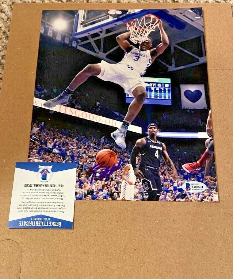 BAM ADEBAYO SIGNED KENTUCKY WILDCATS 8X10 Photo Poster painting BECKETT CERTIFIED