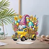 Diamond Painting Acrylic Easter Gnome Car Desktop Decors for Home Office