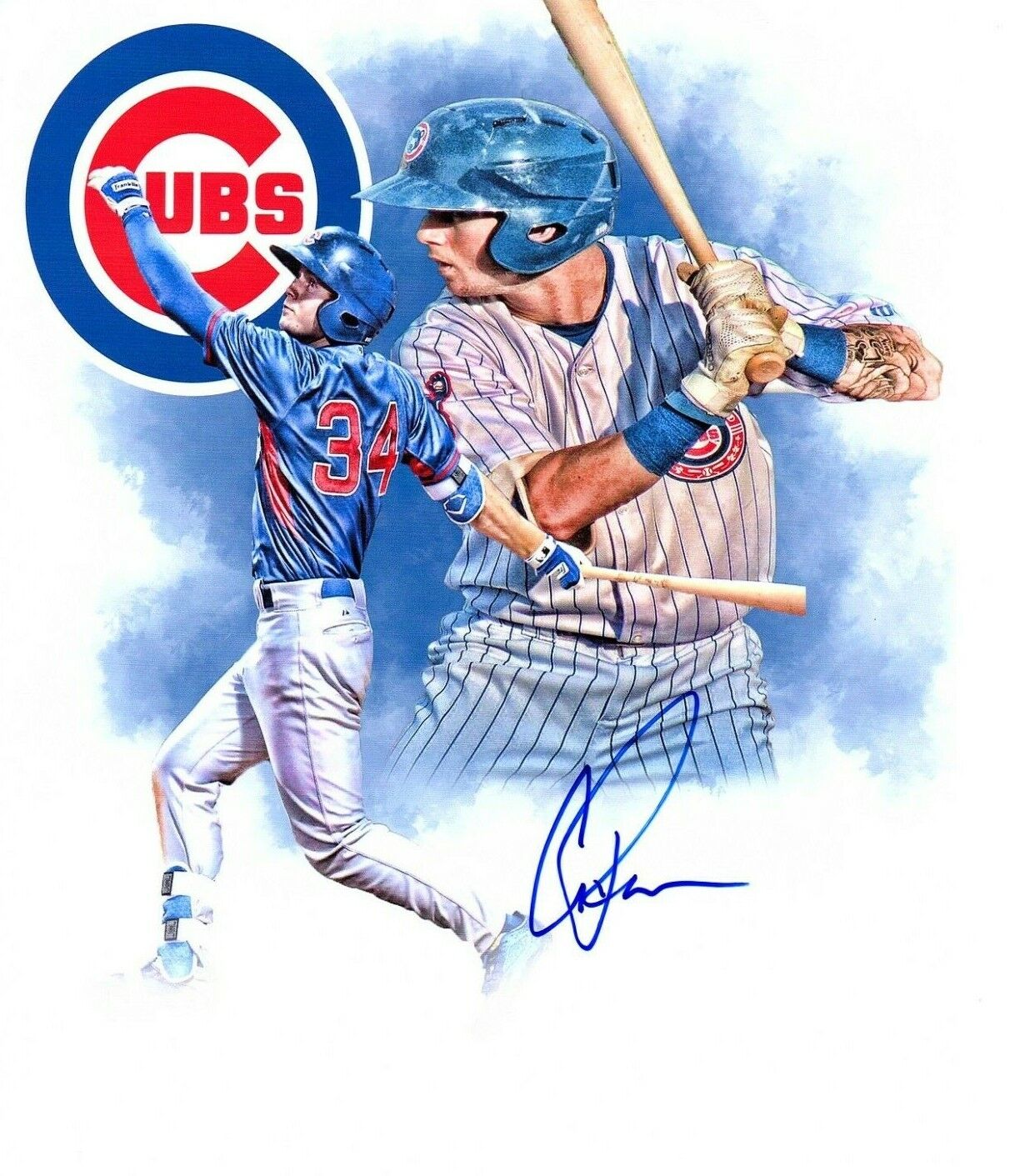 Cole Roederer Chicago Cubs prospect autographed signed 8x10 baseball Photo Poster painting f