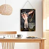 Sexy girl - Enseignes en bois(20*30cm/30*40cm)