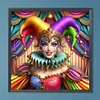 Diamond Painting-5D Full Round Drill Clown(40*40 CM)