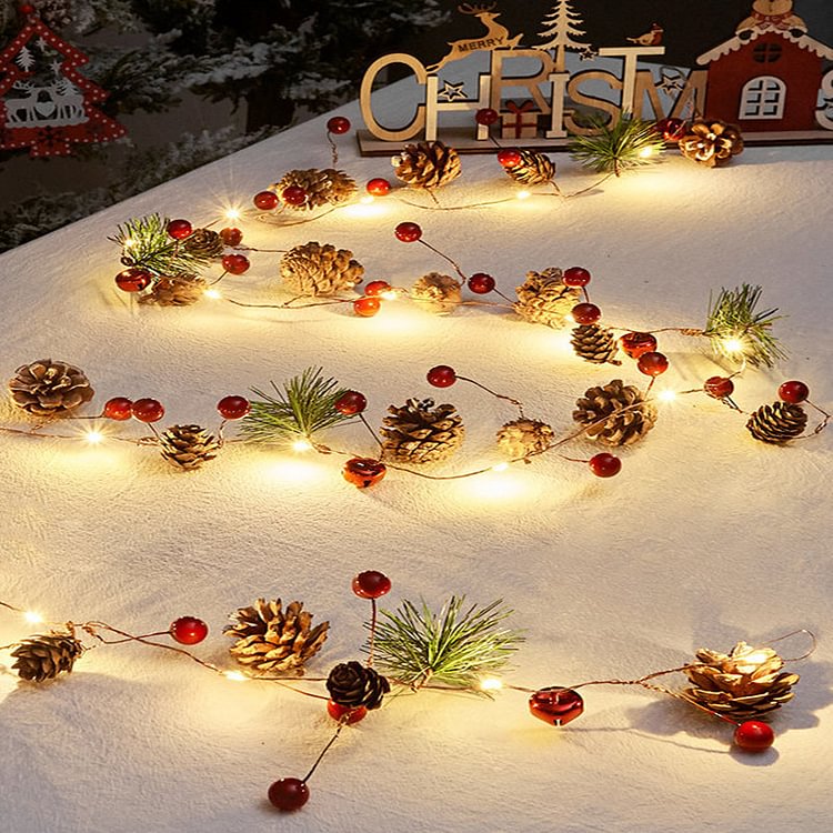 2M 20LED Christmas String Light Red Berry Garland Light CSTWIRE