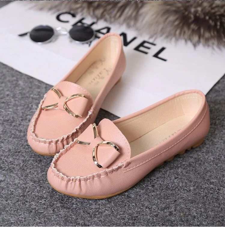 2020 women's loafers Solid Colors Flat ballet shoes Bow Knot Lazy loafers Shallow Casual Slip On Shoes scarpe donna
