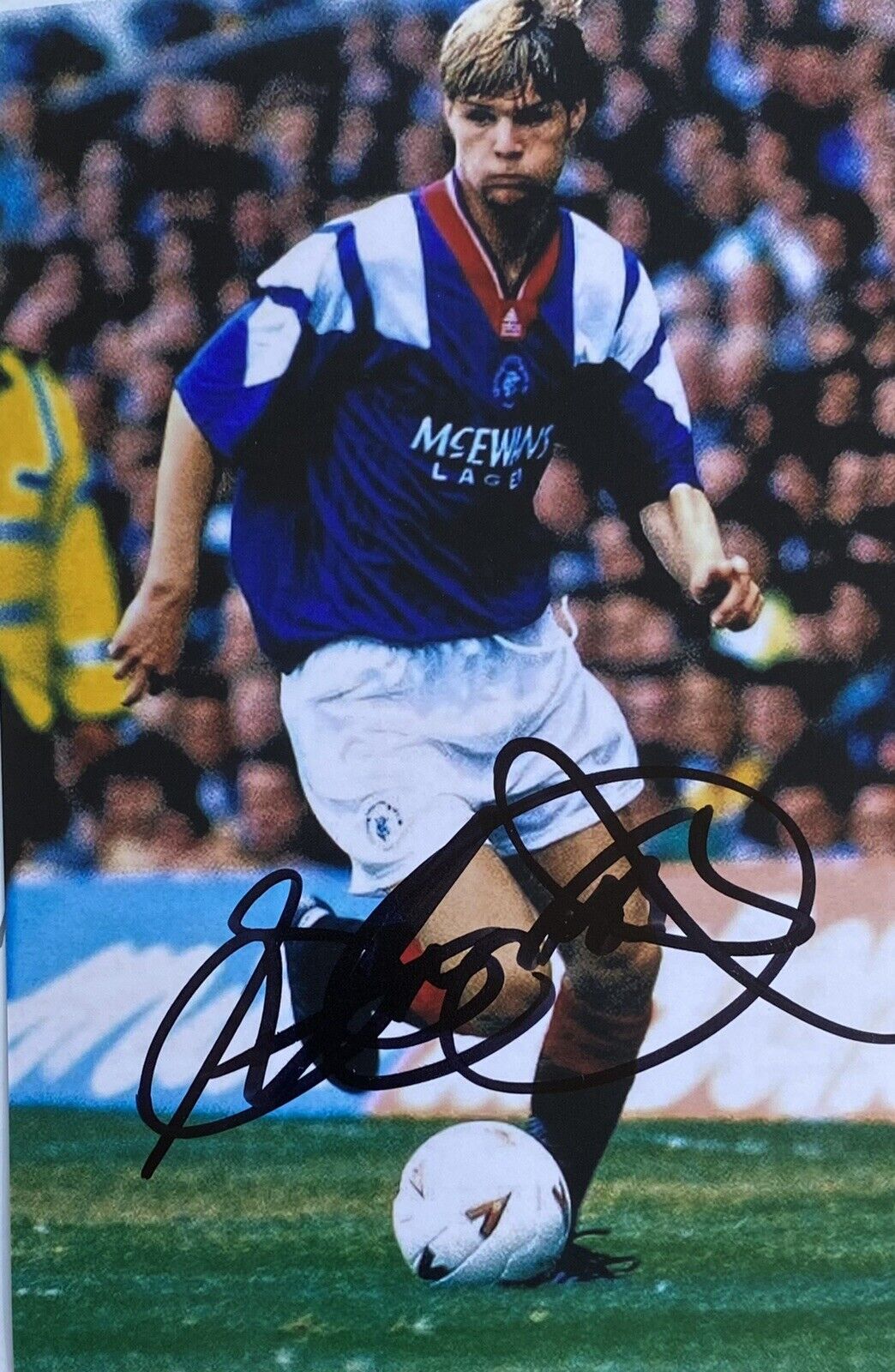 Steven Pressley Genuine Hand Signed Rangers 6X4 Photo Poster painting