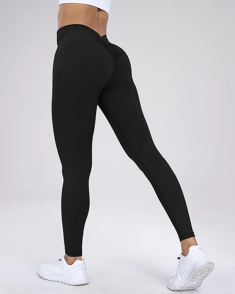 Hip Lift No Awkwardness Line Back Center Wrinkle Casual Sports Fitness Yoga Pants