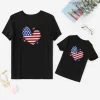 Kids Baby Girl Boys Independence Day Family Matching T-shirt