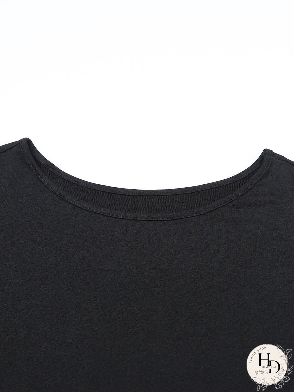 Stylish Black Cold Shoulder Top