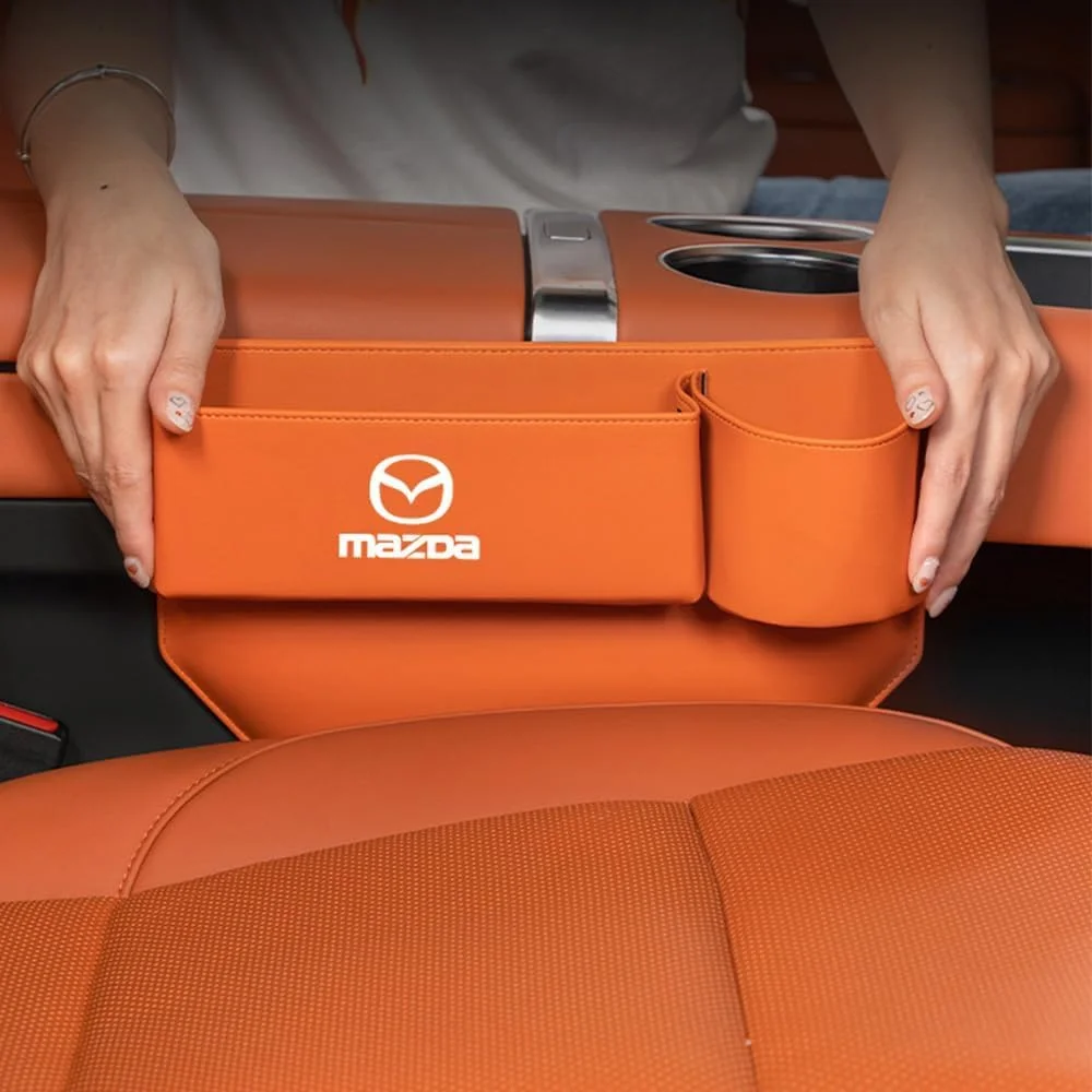 Multifunctional storage box for car seat gap