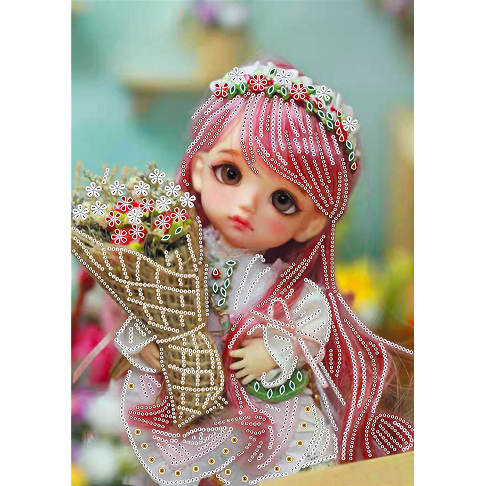 

Big Eye Doll-Special Shape Diamond Painting-30*40CM, 501 Original