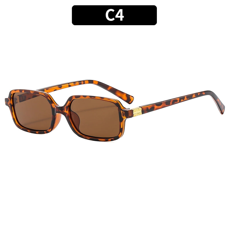 Casual Geometric Pc Square Full Frame Glasses