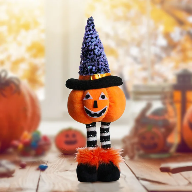 Pumpkin Plush Toy Halloween Home Decor Gift for Kids