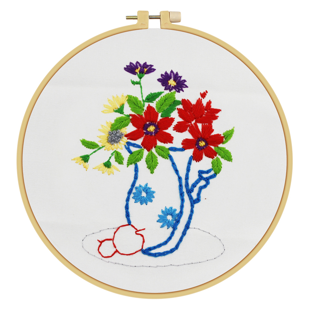 

Blooming Flowers - Embroidery - 25x25cm, 501 Original