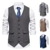 Men's Vintage Single Breasted Suit Vest