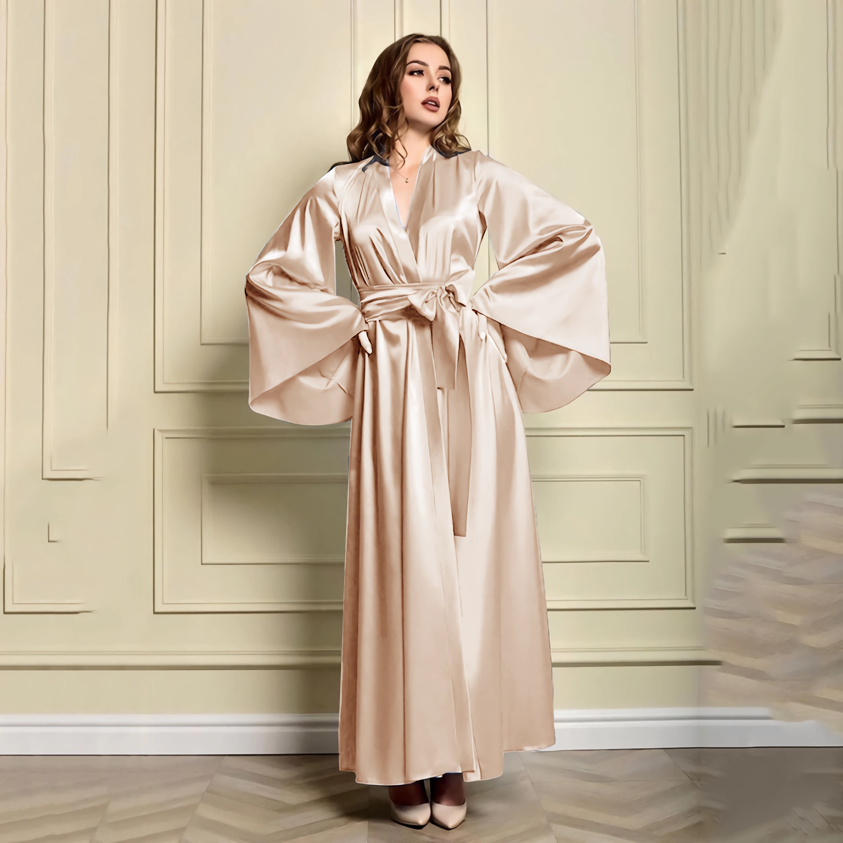 22 Momme Luxury Long Silk Robe For Women In Multiple Colors REAL SILK LIFE