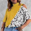 Gioiacombo™ Top a pannello con stampa leopardata con spalle scoperte