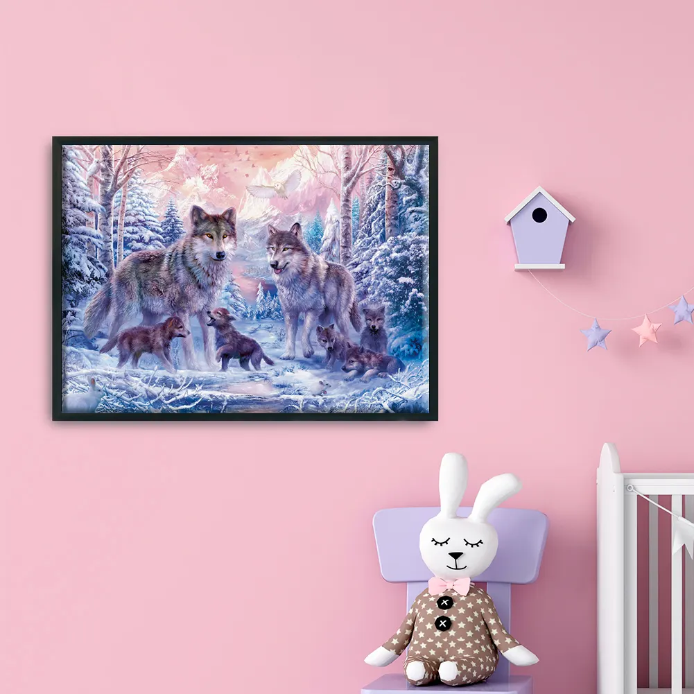14ct Counted Cross Stitch - Wolf(50*40cm)