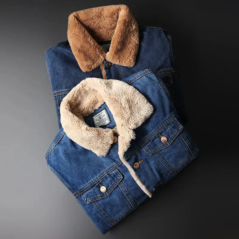 Tom Harding Fleece Denim Jacket
