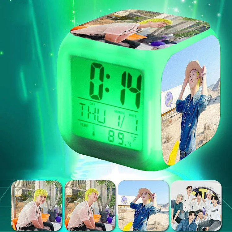 방탄소년단 Weverse Magazine's Color-Changing Alarm Clock