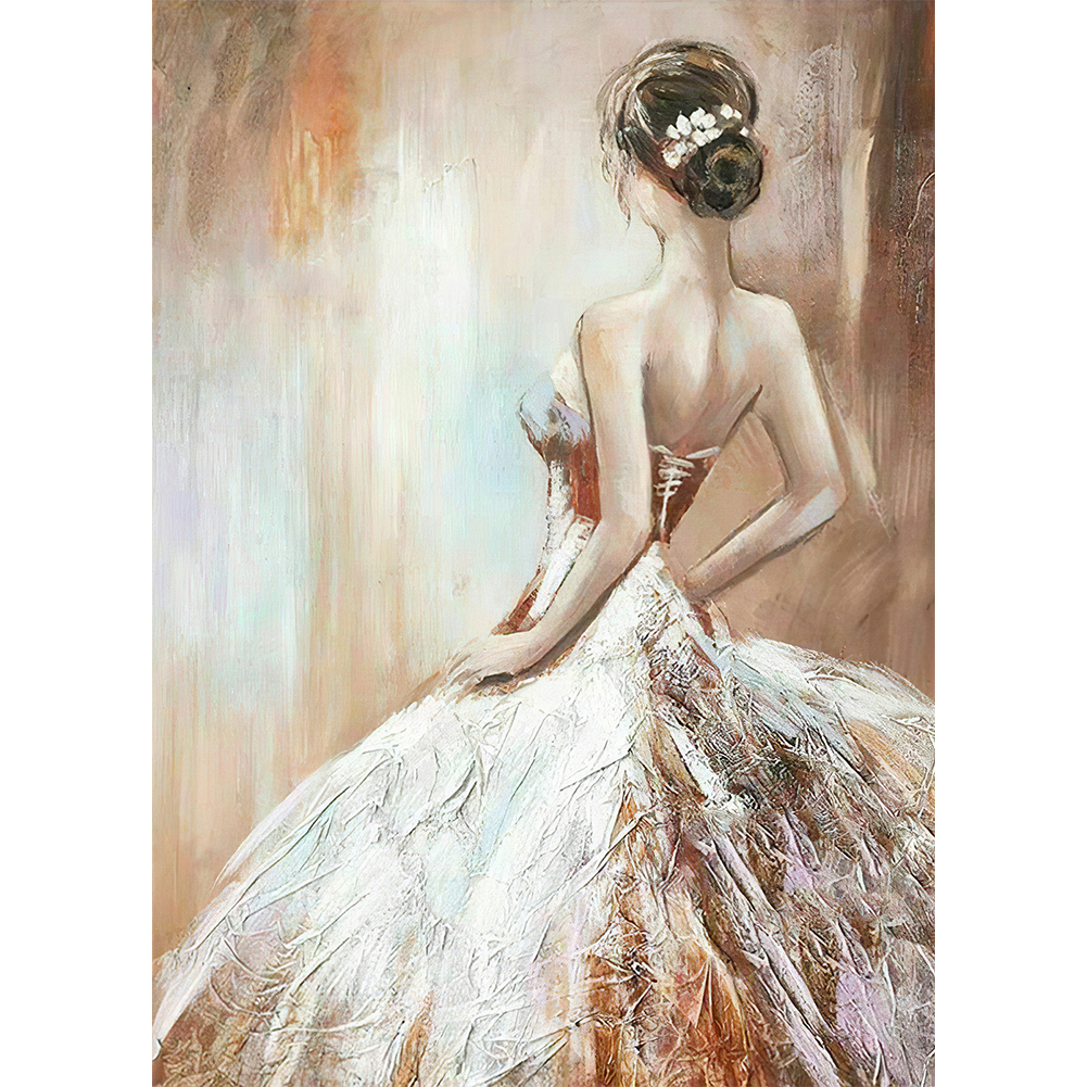 

Oli Paint Girl - Round Drill Diamond Painting - 30*40CM, 501 Original
