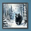 Diamond Painting-DIY Full Round Drill Snowy Bear